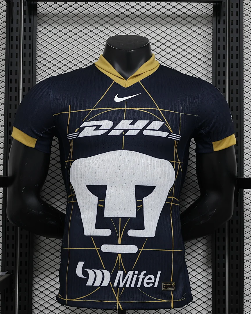 Camisola Pumas UNAM Alternativa Versão Jogador