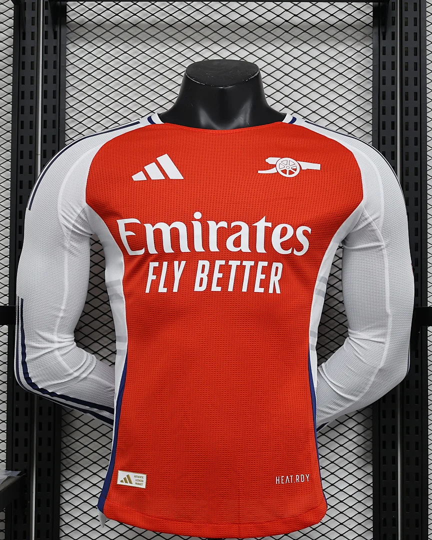 Camisola Arsenal Principal Versão Jogador Manga Comprida