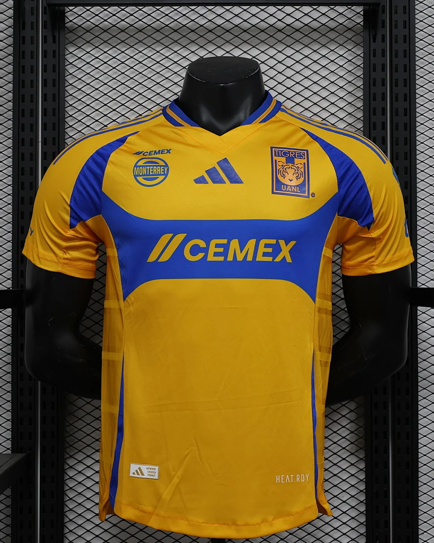 Camisola Tigres UANL Principal Versão Jogador