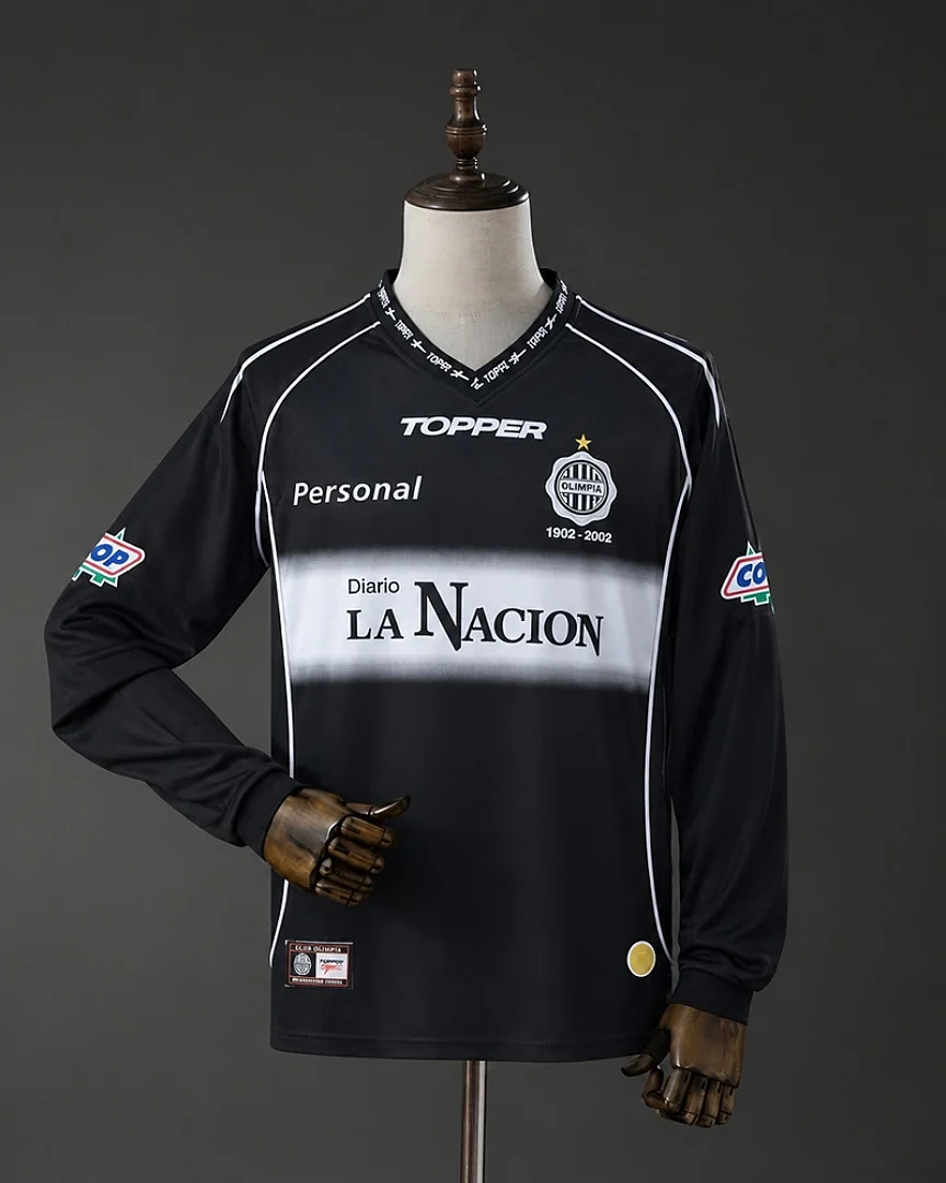 Camisola Retro Olimpia Centenário Manga Comprida