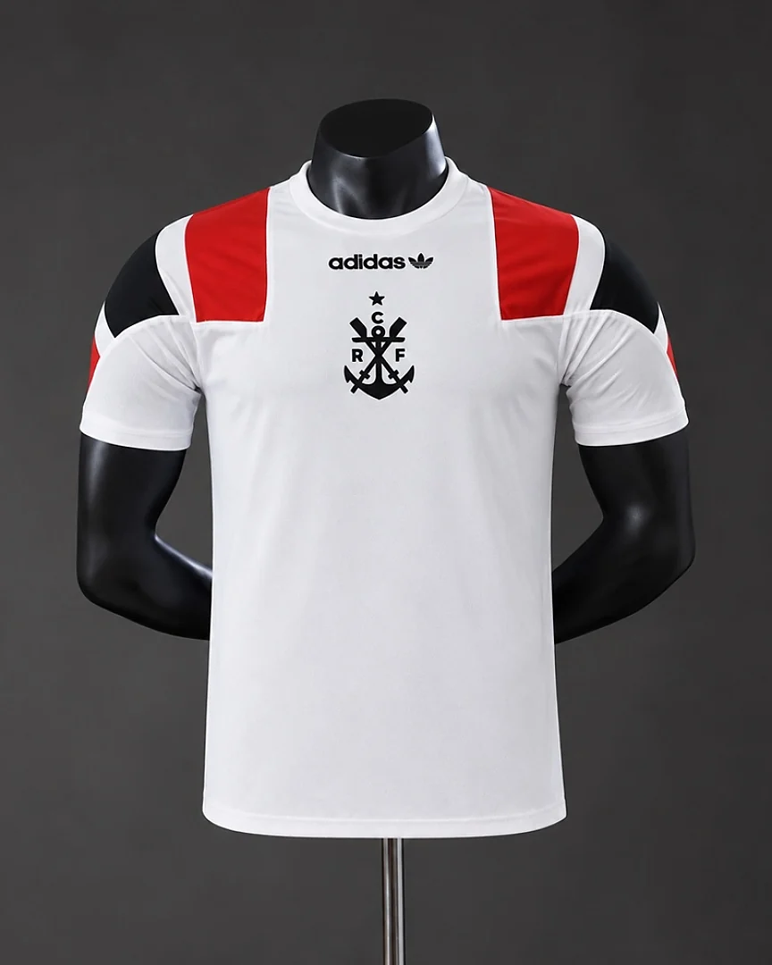 Camisola Flamengo 26/27 Lifestyle Branca Versão Jogador