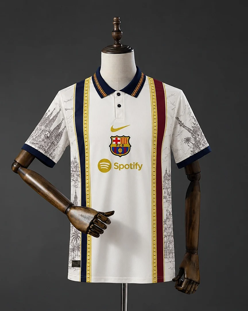 Polo Barcelona 26/27 Edição Especial Branco