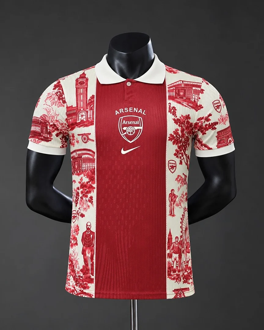 Camisola Arsenal 26/27 Edição Especial Vermelha Versão Jogador