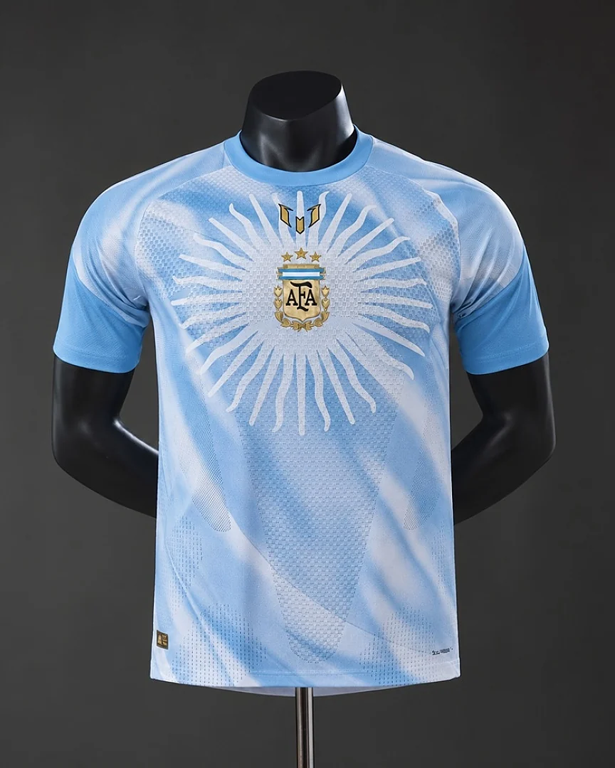 Camisola Argentina 2026 Pré-Jogo Branca Versão Jogador