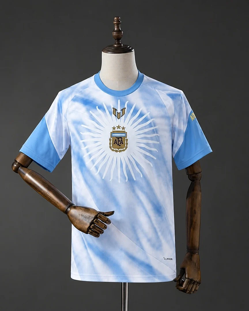 Camisola Argentina 2026 Pré-Jogo Branca