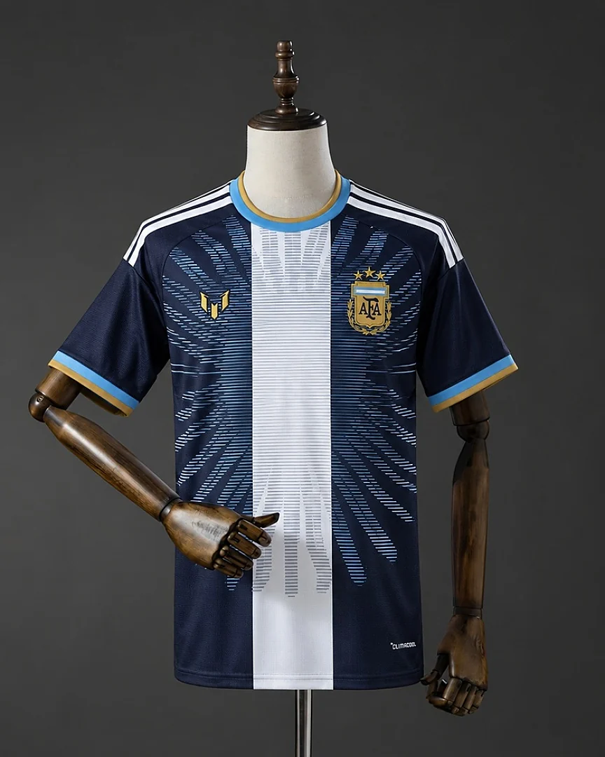 Camisola Argentina 2026 Aniversário Azul-Marinho