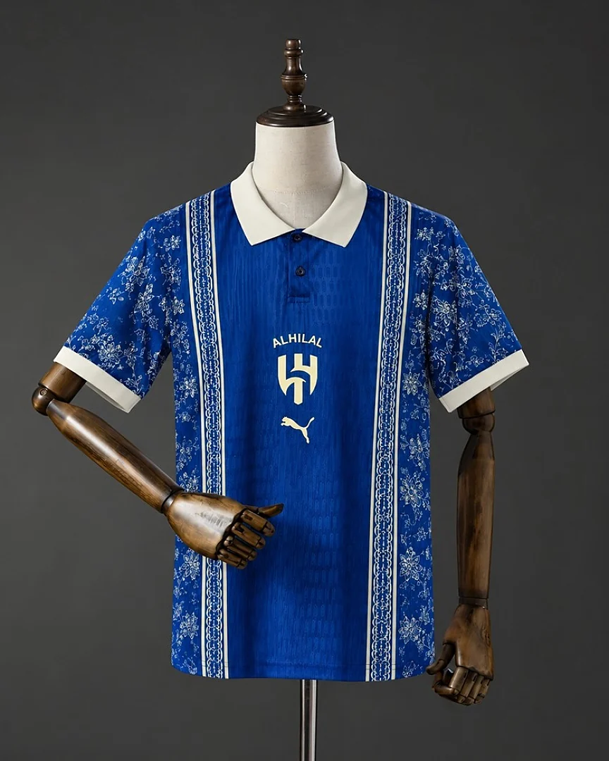 Polo Al-Hilal 26/27 Lifestyle Azul-Marinho