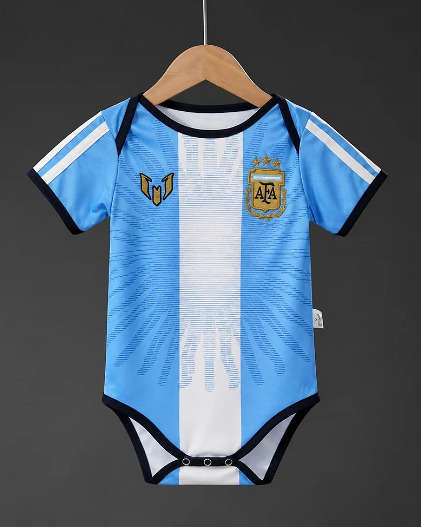 Body de Bebé Argentina 2026 Edição Especial Messi #10