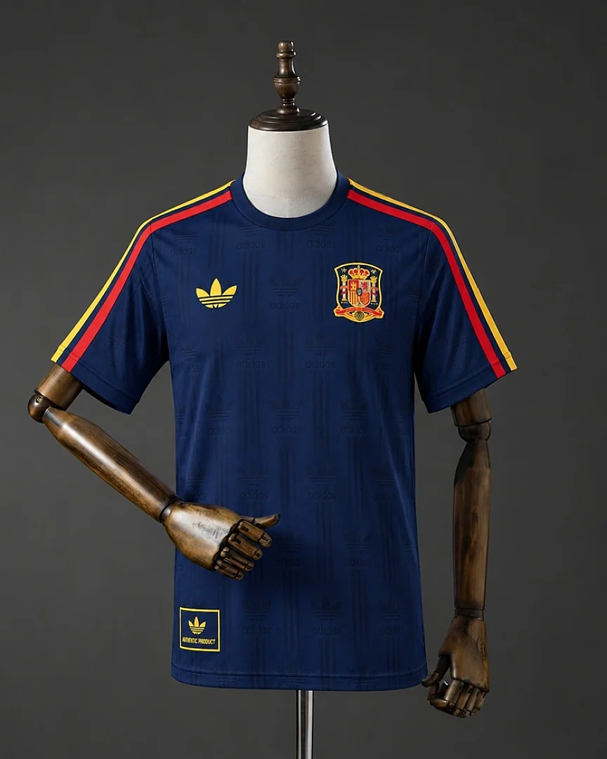 Camisola Espanha 2026 Edição Especial Azul · Modelo 2