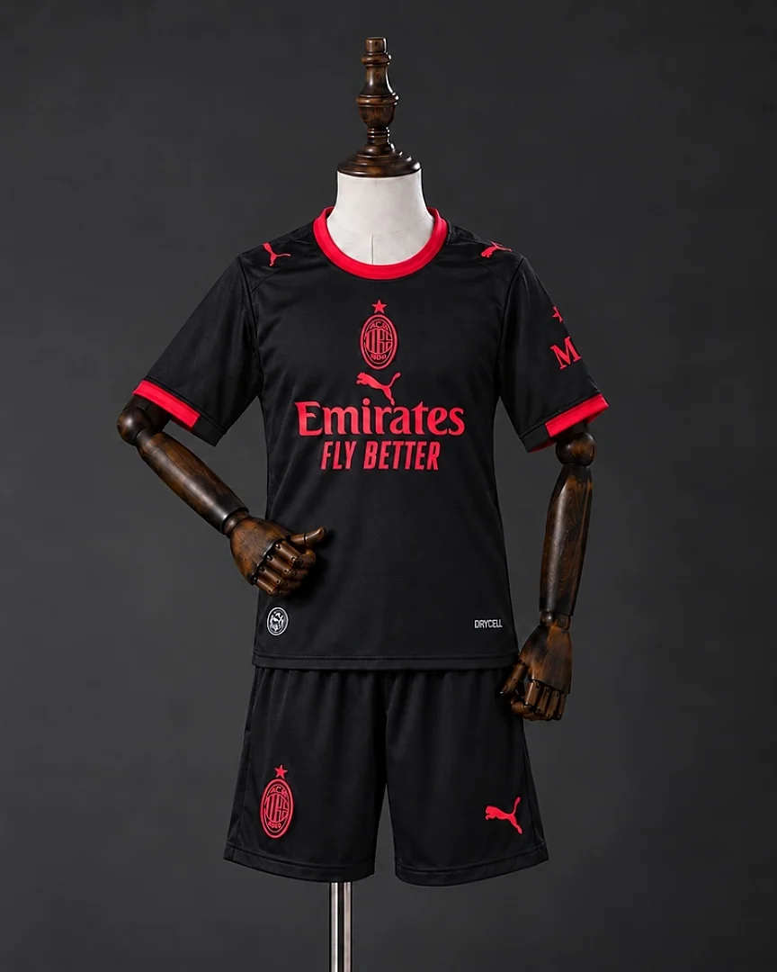 Kit Criança AC Milan 26/27 Terceira