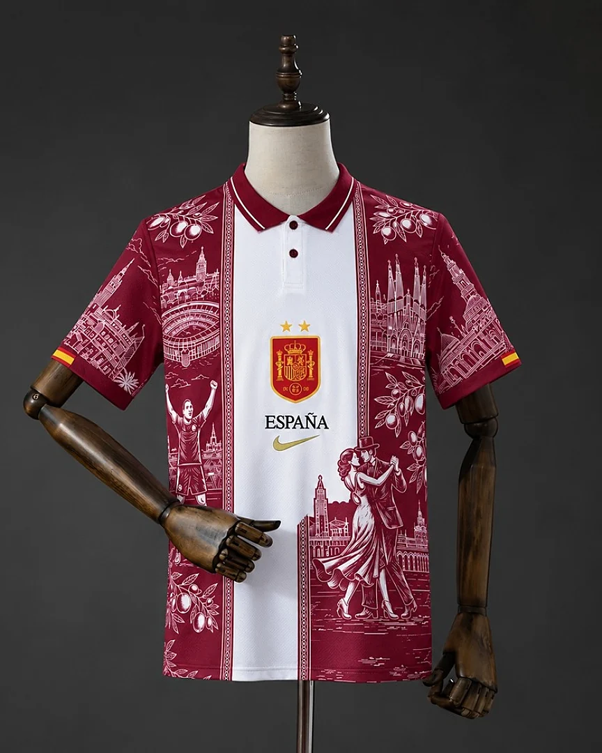 Polo Espanha 26/27 Vermelho