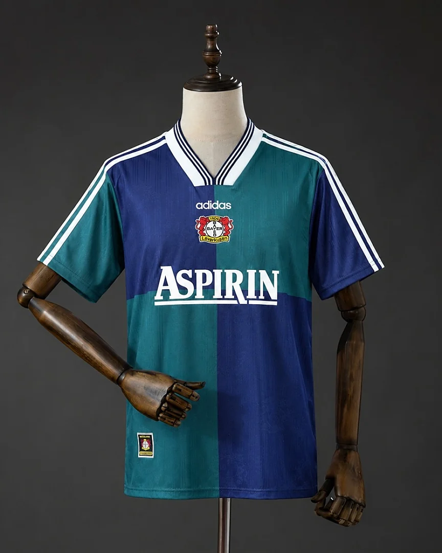 Camisola Retro Bayer Leverkusen 1997/99 Alternativa