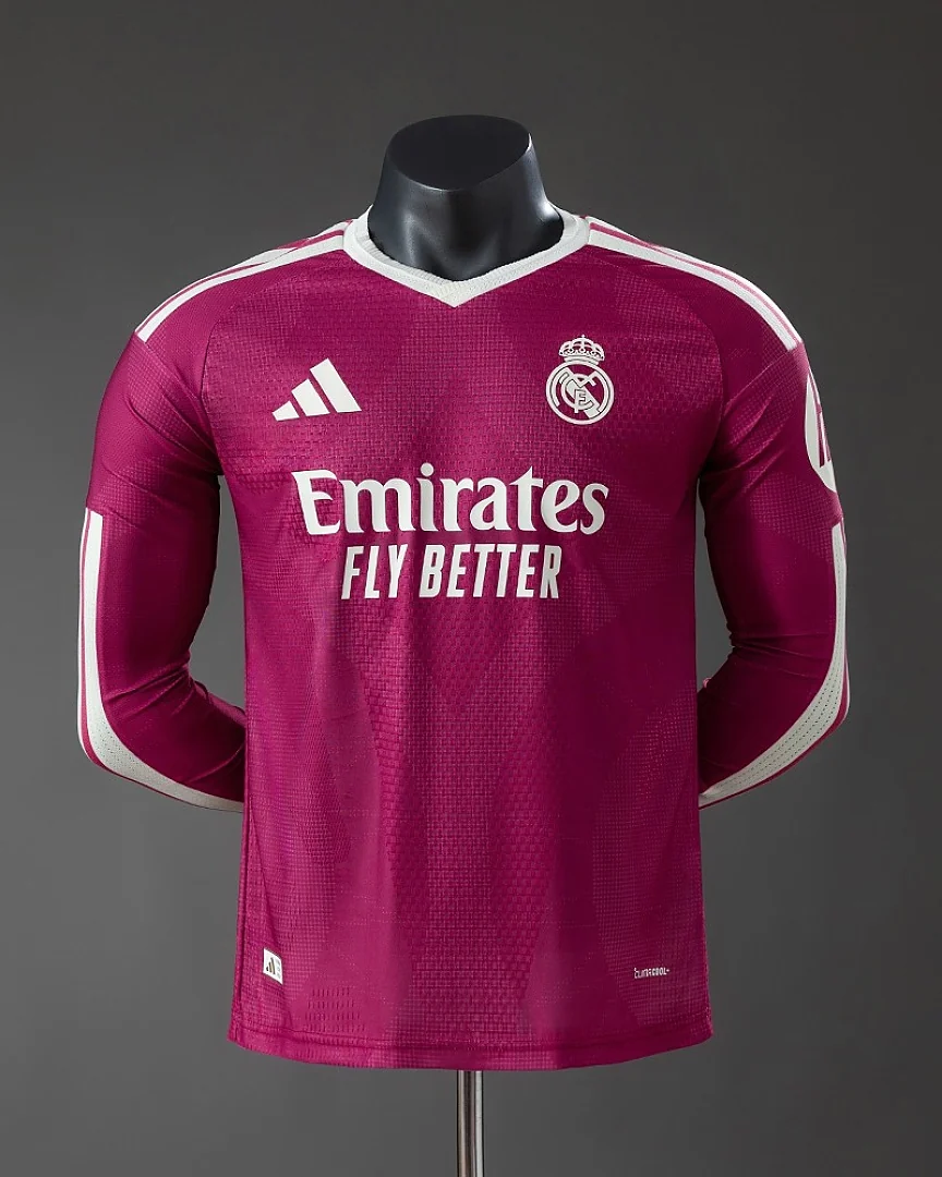Camisola Real Madrid 26/27 Terceira Versão Jogador Manga Comprida