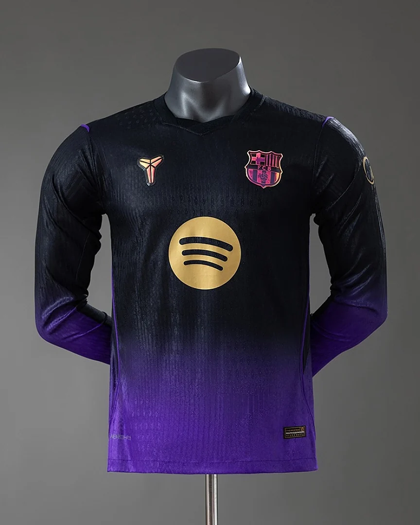 Camisola Barcelona 26/27 Terceira Versão Jogador Manga Comprida
