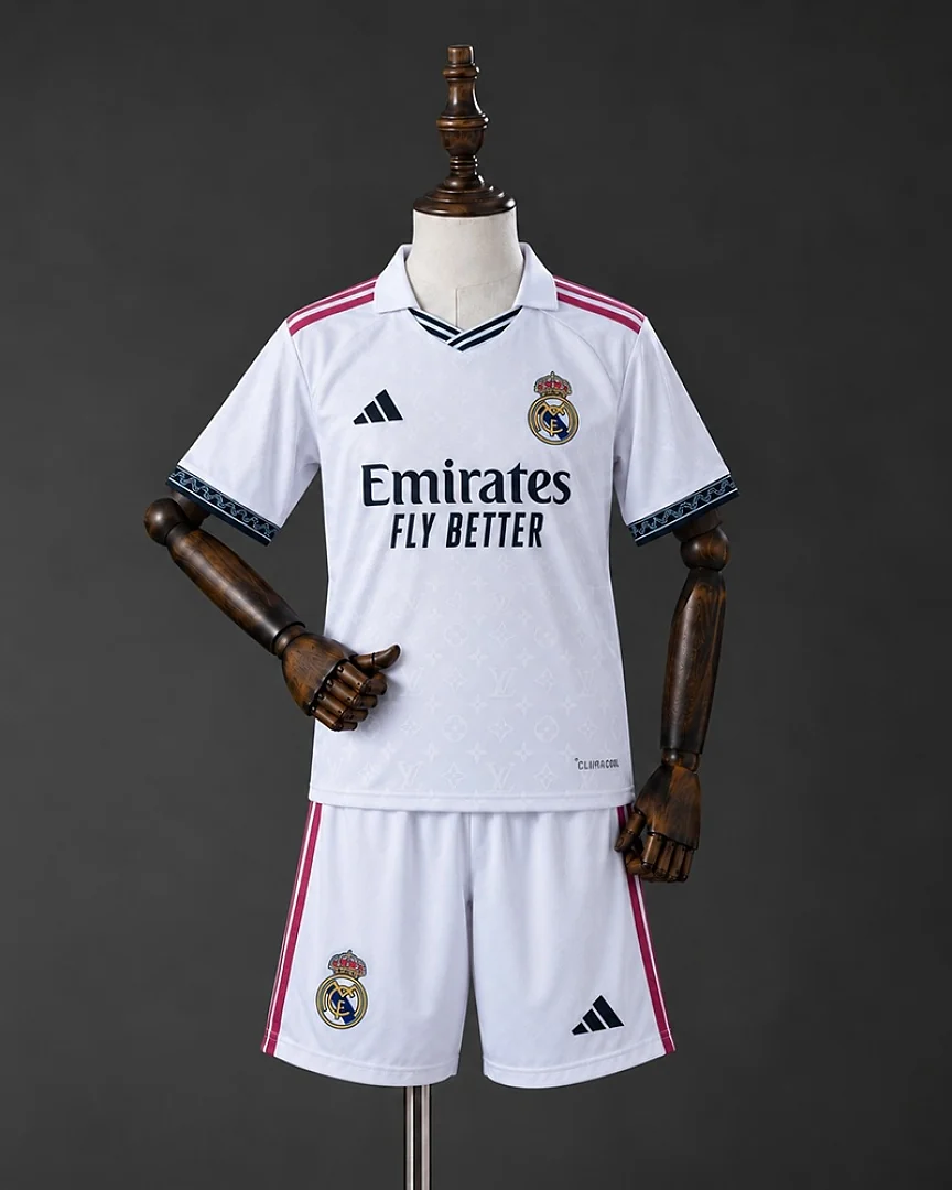 Kit Criança Real Madrid 26/27 Edição Especial Vermelho