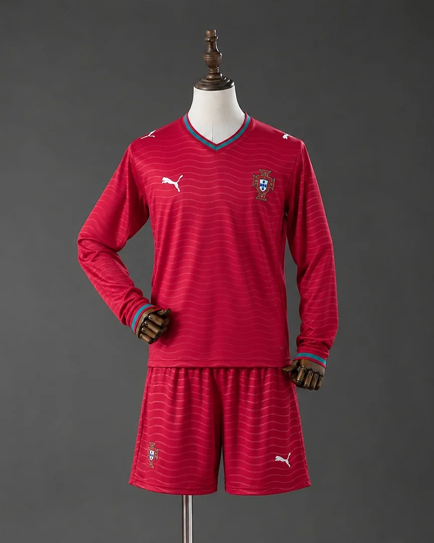 Kit Criança Portugal 2026 Principal Manga Comprida