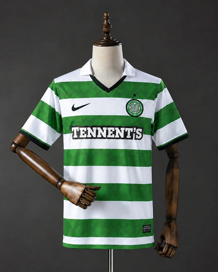 Camisola Retro Celtic 10/12 Principal