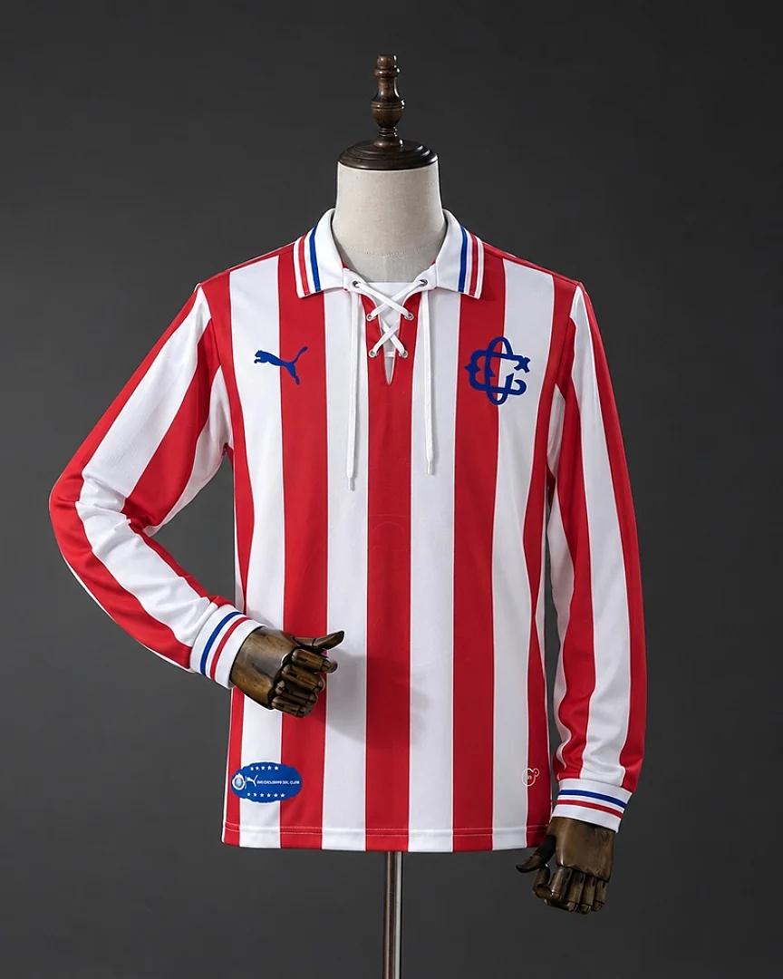 Camisola Retro Chivas de Guadalajara 16/17 Aniversário Manga Comprida