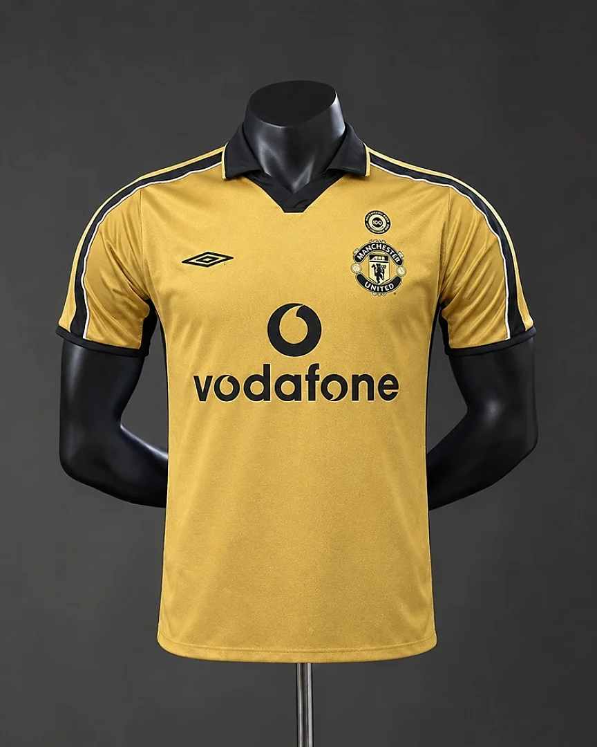 Camisola Retro Manchester United 2001/02 Centenário