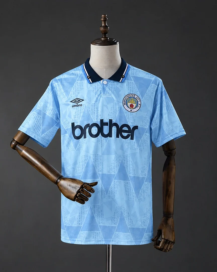 Camisola Retro Manchester City 1989/91 Principal