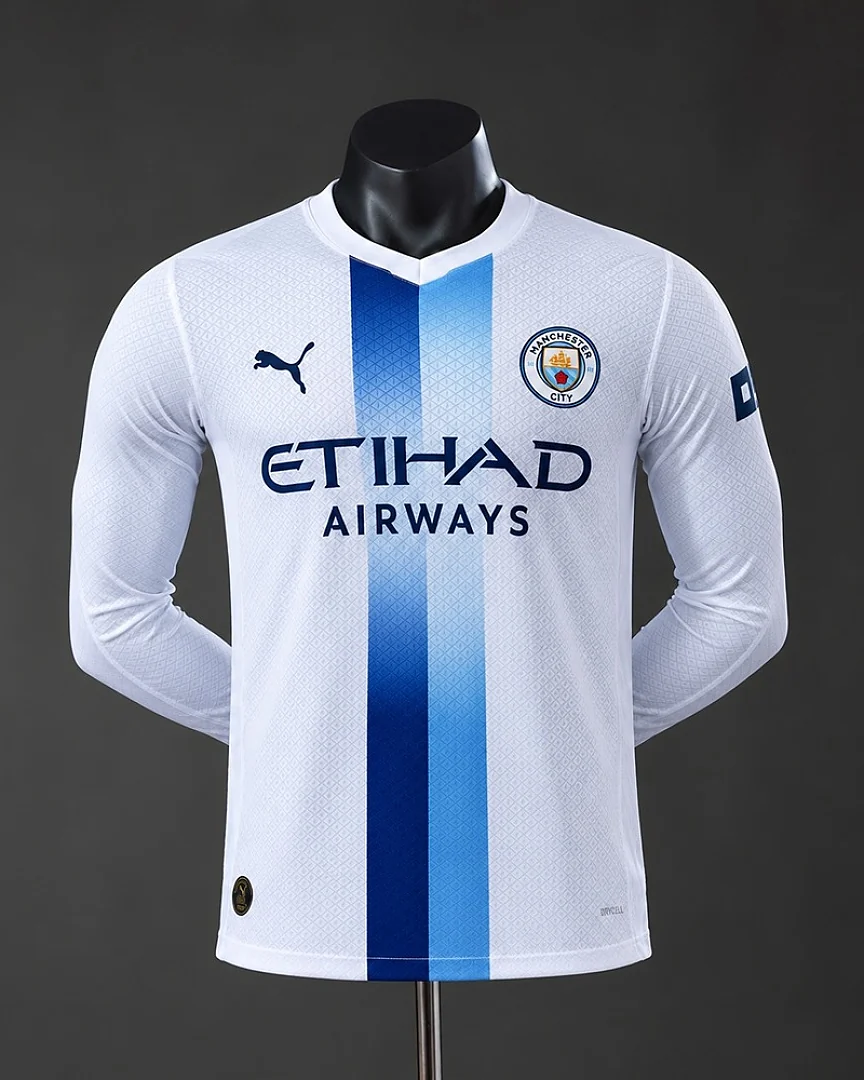 Camisola Manchester City 26/27 Terceira Versão Jogador Manga Comprida