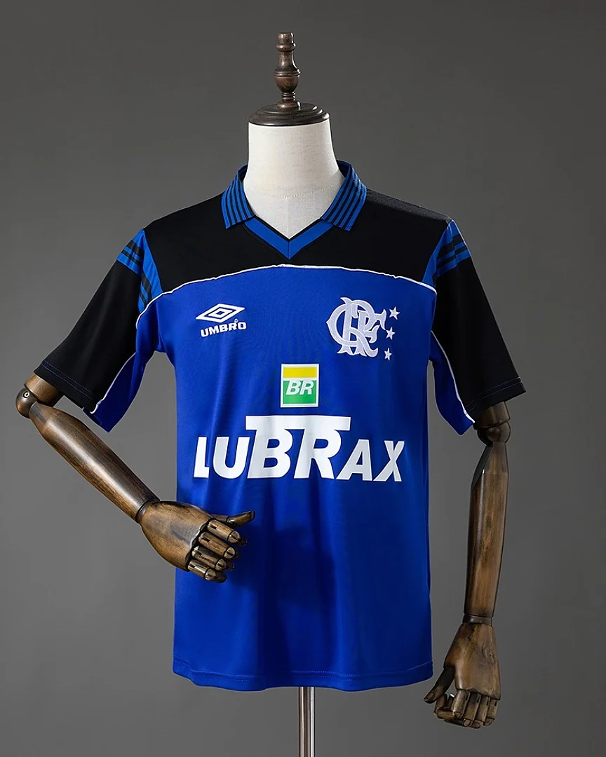 Camisola Retro Flamengo 1999 Guarda-Redes Azul