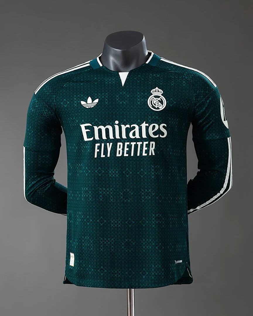 Camisola Real Madrid 26/27 Alternativa Versão Jogador Manga Comprida