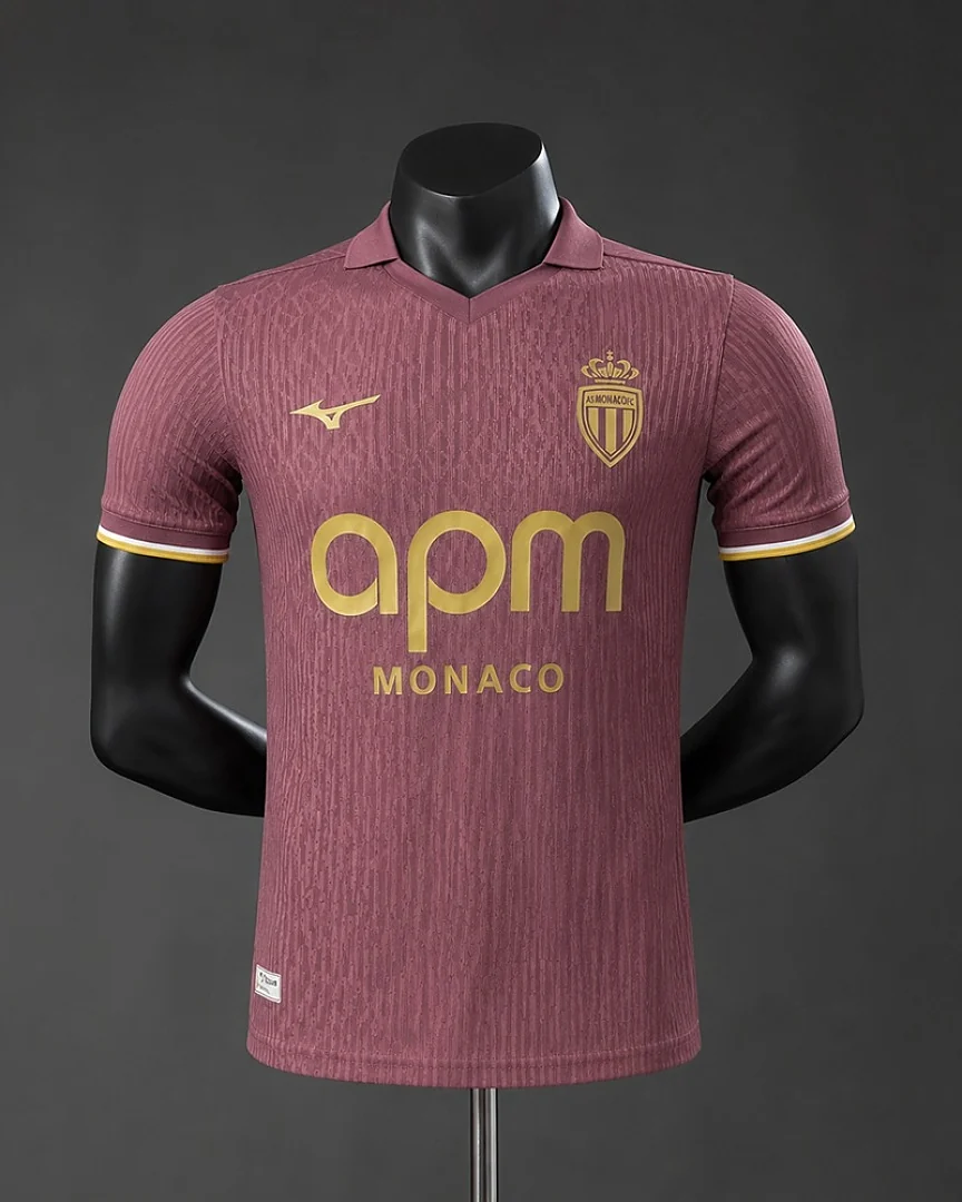 Camisola AS Mónaco 26/27 Alternativa Versão Jogador