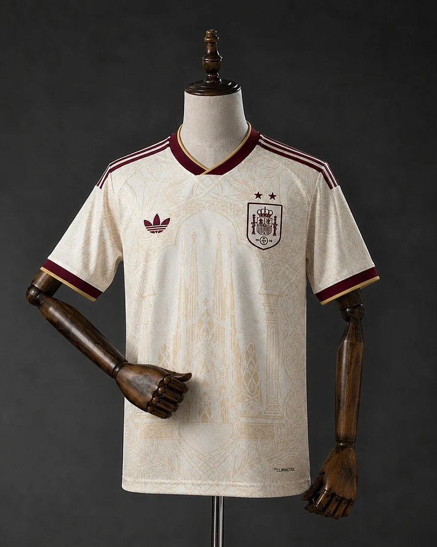 Camisola Espanha 2026 Comemorativa Branca