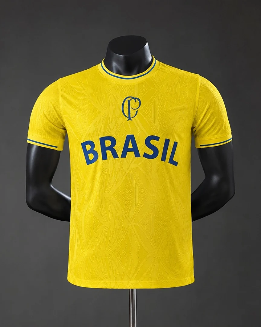 Camisola Corinthians 26/27 Edição Especial Amarela Versão Jogador
