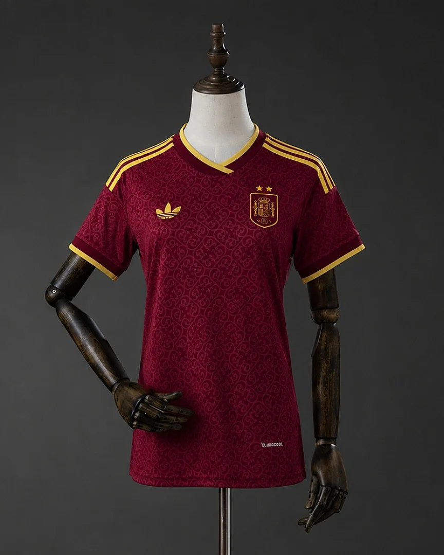 Camisola Espanha 2026 Edição Especial Vermelha Mulher