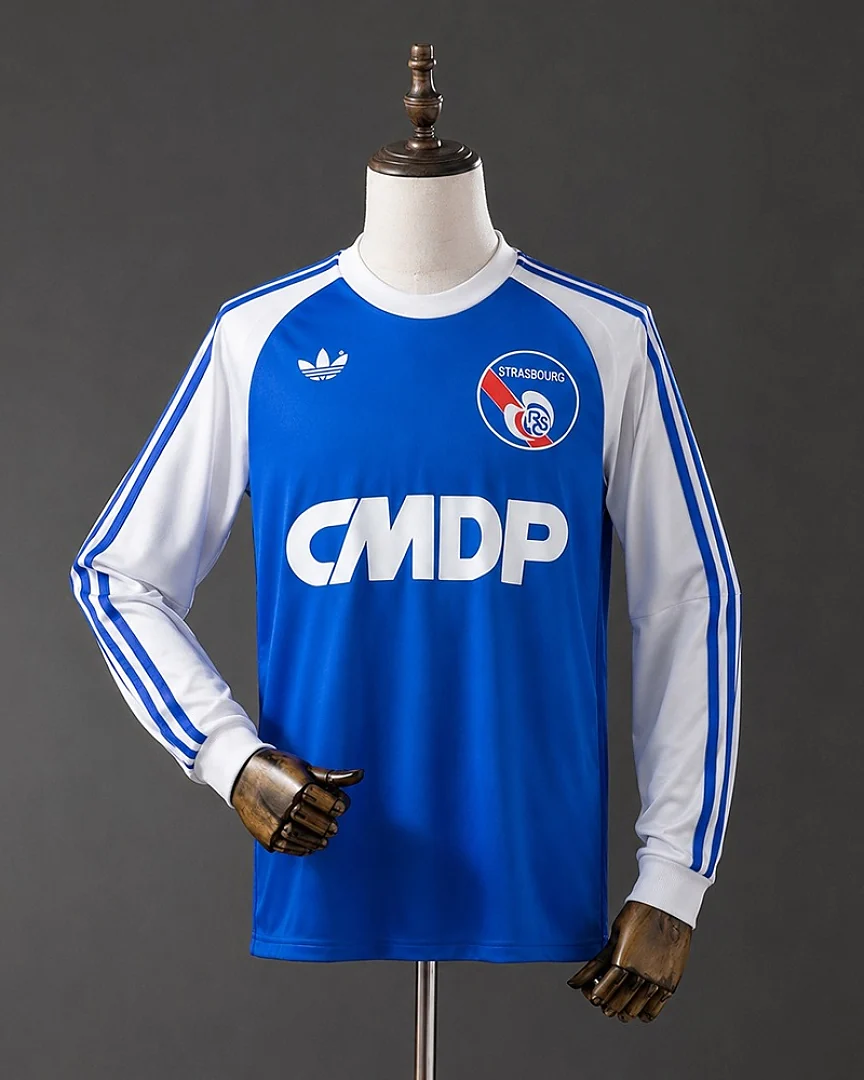 Camisola Retro Estrasburgo 1978/79 Principal Manga Comprida
