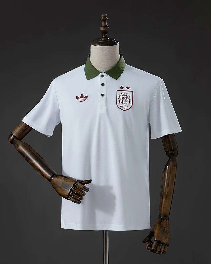 Polo Espanha 2026 Lifestyle Branco
