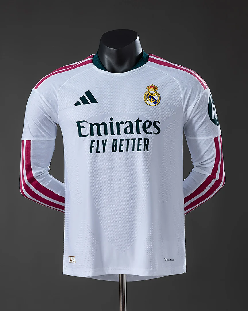 Camisola Real Madrid 26/27 Principal Versão Jogador Manga Comprida