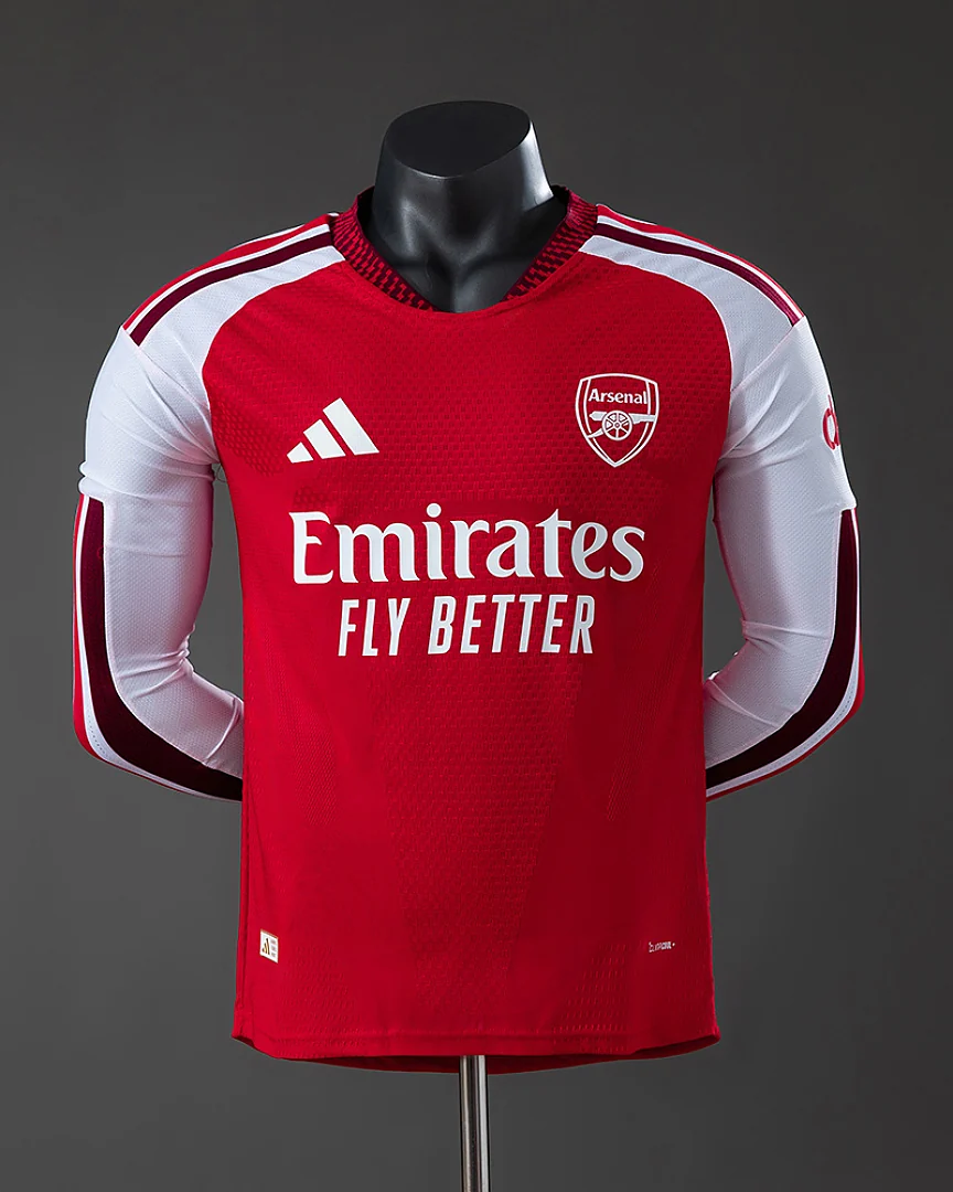 Camisola Arsenal 26/27 Principal Versão Jogador Manga Comprida