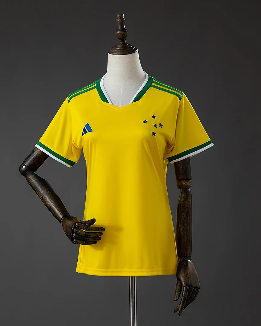 Camisola Cruzeiro 26/27 Edição Especial Amarela Mulher