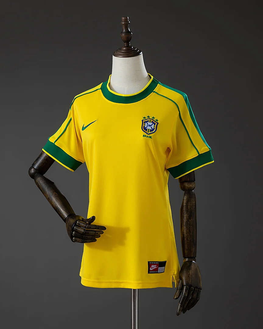 Camisola Brasil 1998 Principal Mulher