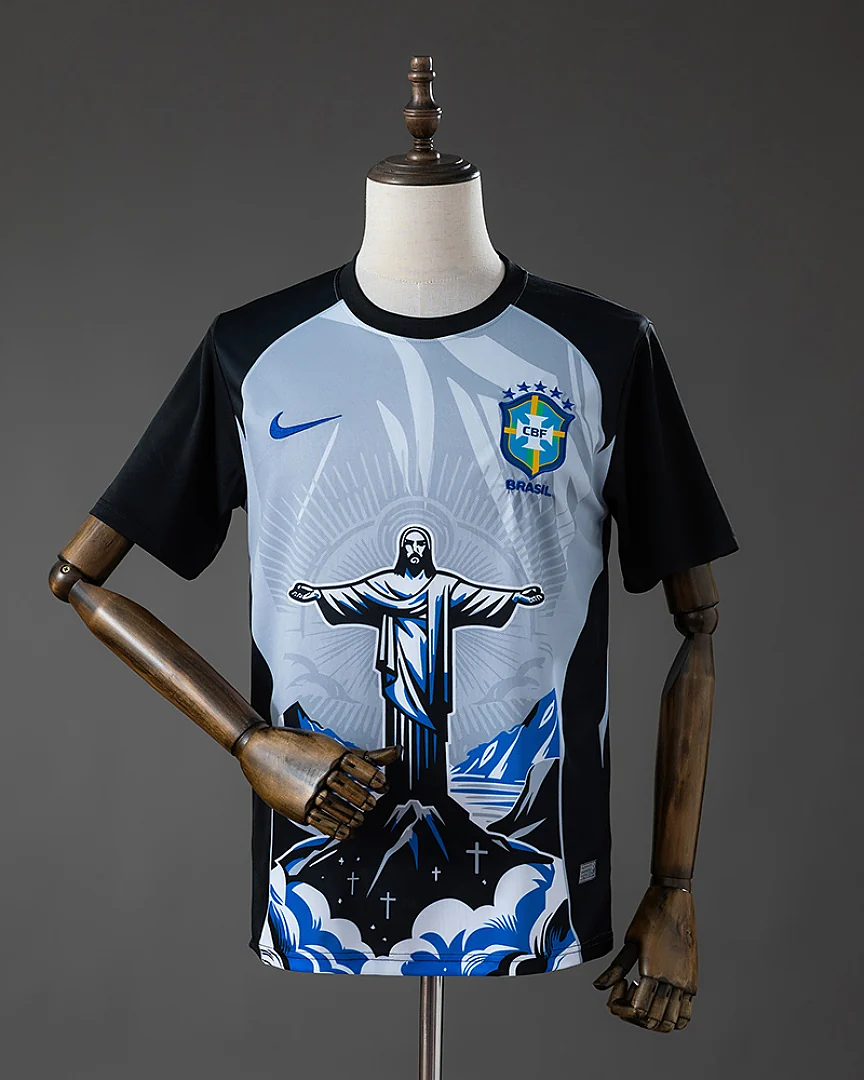 Camisola Brasil 2026 Edição Especial Cinzenta