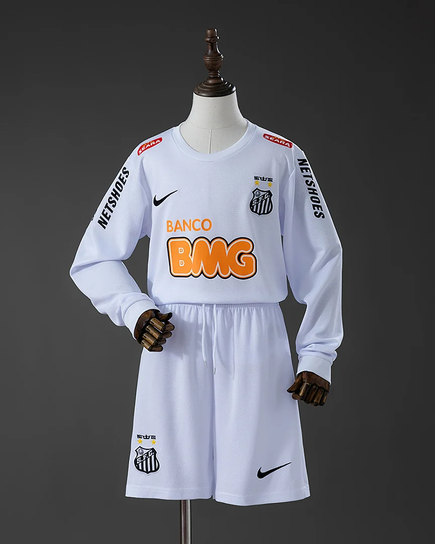 Kit Criança Santos 12/13 Principal Manga Comprida
