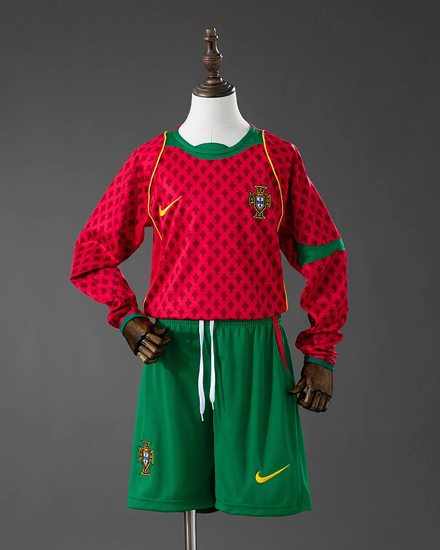 Kit Criança Portugal 2004 Principal Manga Comprida