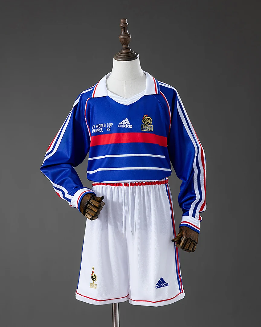 Kit Criança França 1998 Principal Manga Comprida