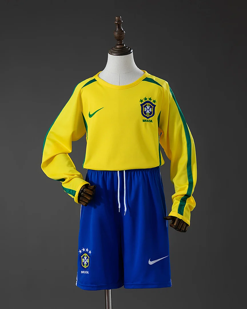 Kit Criança Brasil 2002 Principal Manga Comprida