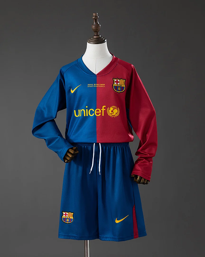 Kit Criança Barcelona 08/09 Principal Manga Comprida
