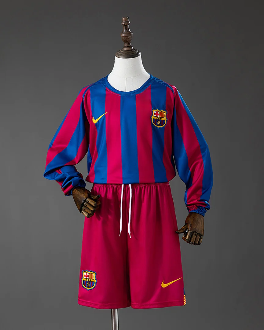 Kit Criança Barcelona 05/06 Principal Manga Comprida