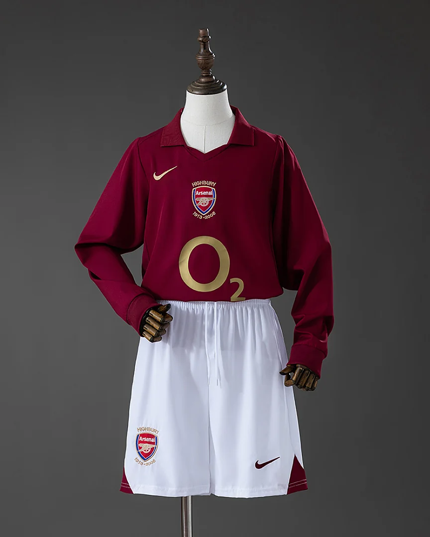 Kit Criança Arsenal 05/06 Principal Manga Comprida