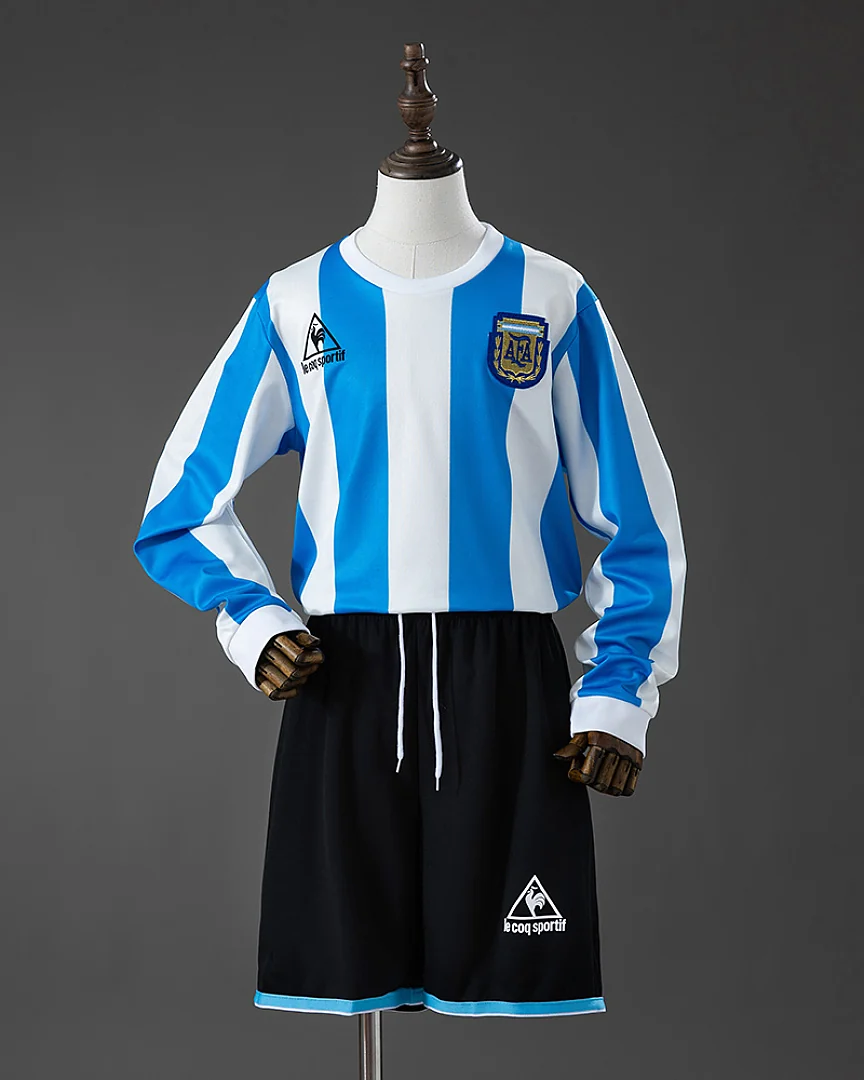 Kit Criança Argentina 1998 Principal Manga Comprida