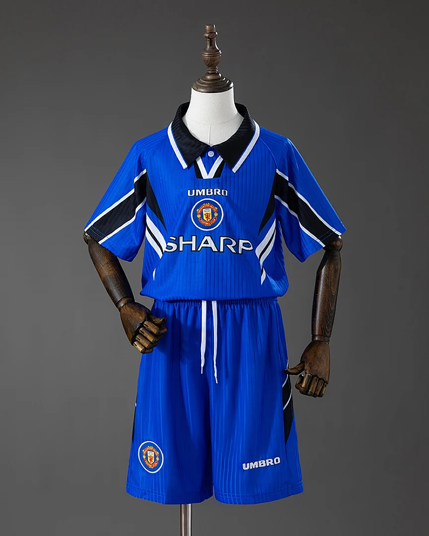 Kit Criança Manchester United 1996/98 Terceira