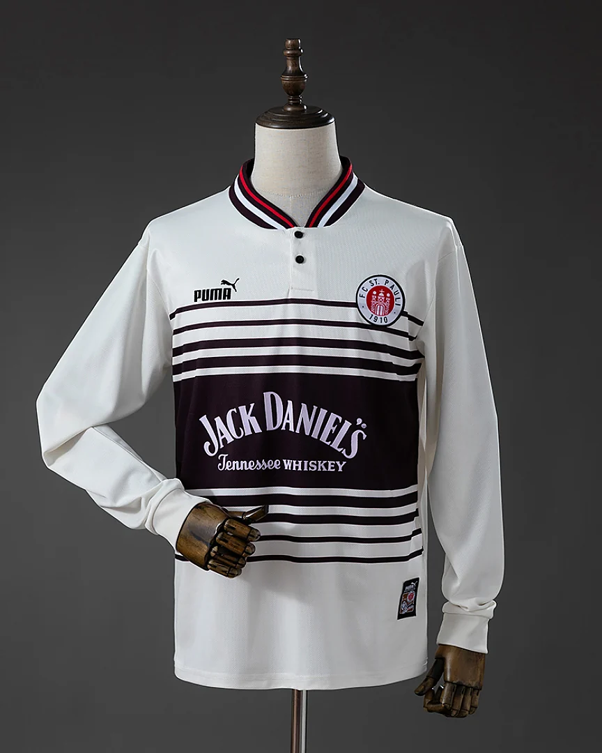 Camisola Retro St. Pauli 1997/98 Principal Manga Comprida
