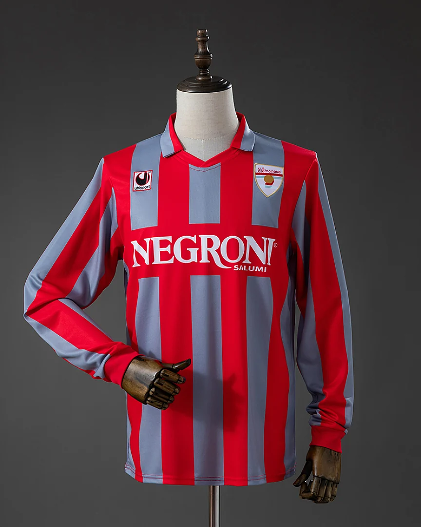 Camisola Retro Cremonese 1995/96 Principal Manga Comprida