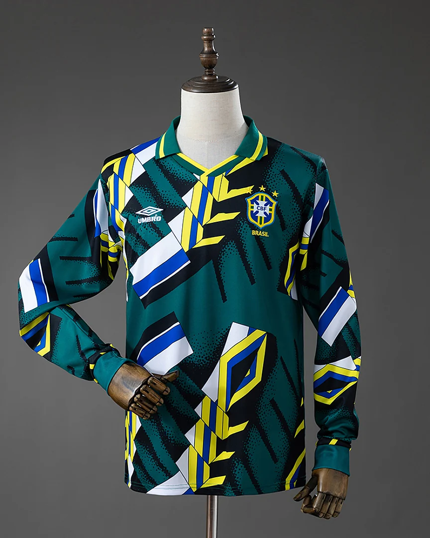 Camisola Retro Brasil 1996/97 Guarda-Redes Manga Comprida